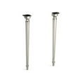 thumbnail image 4 of Kohler K-6839-CP Kathryn Octagonal Tapered Brass Table Legs, Polished Chrome, 4 of 4