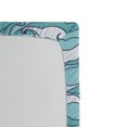 thumbnail image 2 of Autumn Fitted Sheet, Funky Overcast Day Cumulus Clouds Like Sea Wave Floating Wet on Umbrella, Soft Decorative Fabric Bedding, Twin XL Size, Blue Purple, by Ambesonne, 2 of 2