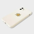 thumbnail image 7 of Compatible with iPhone Case,Silicone Cute Couple Matching Cartoon Sun Moon Camera Lens Protection Soft Shockproof Cover Phone Case (Whitesun,iPhone 12 Pro Max), 7 of 7