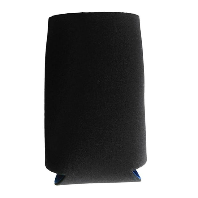 Aislante Plegable de Neopreno para Bebidas / Funda de Soporte / Enfriador para Bebidas de Refresco de Cerveza Negro