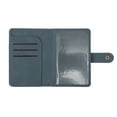 thumbnail image 2 of Unique Bargains 1 Pc Passport Holder Button Design Passport Sleeve Blue, 2 of 5