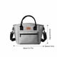 thumbnail image 2 of Bolsa de almuerzo aislada Bolsa de comida de gran capacidad | Bolsa impermeable para enfriador de hielo | Almacenamiento de alimentos fríos y calientes | Correa extendida | Material de la tela |, 2 of 5