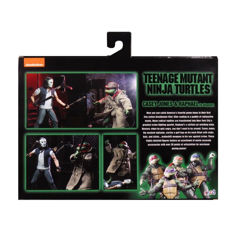 NECA CASEY JONES / RAPHAEL 7インチ NECA, TMNT Action Figure 2 Pack, 7 Inch, Disguise, with