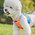 thumbnail image 2 of ZENMELE Dog Harness For Small Medium Large Dogs No Pull Puppy Harness And Leash Set Dog Harness For Walking Running Training Small Dog Harness Medium Dog Harness 1Set Of Harness Rope, 2 of 9