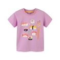 thumbnail image 2 of Favoffer Unisex Kids' Summer Multicolor Sushi/Car Breathable Graphic Tee Crew Neck Short-Sleeve Playful Top, for Casual, Travel, Play, Gifting 1-7Y, 2 of 5