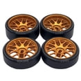 thumbnail image 2 of 4 piezas Neumáticos de rueda perfecl de caucho y Metal 27mm Dorado, 2 of 4
