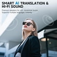 thumbnail image 7 of TETSELF 2 PCS AI-powered Bluetooth Glasses: Translate 150+ Languages, Hands-Free Calling, HD Sound, 35g Lightweight Unisex Design, Long Battery Life, 7 of 7