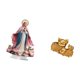 thumbnail image 5 of Belén de pie, figura de acrílico, adorno de escritorio, estatua de cerdito de la con base de resina, ideal para estantería, sala de estar o dec, 5 of 8
