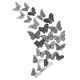 thumbnail image 4 of Pegatinas de pared tridimensionales de mariposas huecas doradas y plateadas en 3D para el aula, el salón de clases, la sala de estar, la TV y la pared, 4 of 5