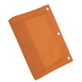 thumbnail image 6 of Unique Bargains Smooth Zipper Clear Mesh Double Layer Pencil Case for 3 Ring Binder Orange, 6 of 7