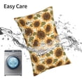 thumbnail image 5 of Kdxio Cotton Pillow Cases 20"x30" Pillowcases,Soft and Breathable Bedroom Pillow Cases-Autumn Sunflowers-No Pillow Core, 5 of 5