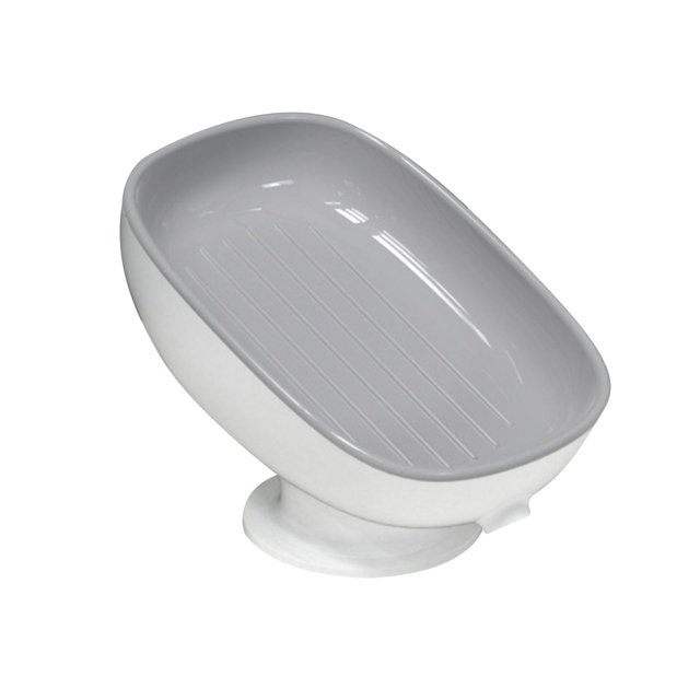 Under 10 Bathroom Products Soap Dish Self Leaking Wash Easy Clean Soap Dish for Shower Suction Cup Soap Container Soap Dish for Bathroom Kitchen Sinks (Grey)