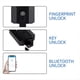thumbnail image 4 of Candado con Huella Dactilar TTLock BT APP + Programa + Huella + Llave Cerradura Electrónica Inteligente Tipo C Recargable Sin Llave para el Hogar, 4 of 5