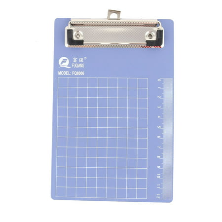 Memo Writing Steel Blue Plastic Board Small Paper Clamp