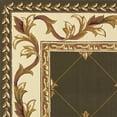thumbnail image 2 of 5'x8' Green Machine Woven Hand Carved Fleur De Lis Indoor Area Rug, 2 of 3
