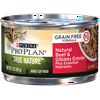 Purina Pro Plan Natural, Grain Free Pate Wet Cat Food; TRUE NATURE Natural Beef & Giblets Entree - 3 oz. Pull-Top Can