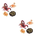thumbnail image 4 of Vogacara 1 Juego de juguetes de ciclo de vida, accesorios únicos de animales exquisitos, accesorios de exhibición de crecimiento, modelos de escorpión negro rojo 2piezas Vogacara CBP213516, 4 of 5