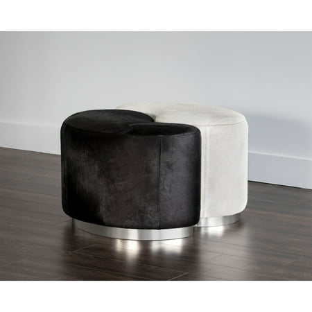 Sunpan Moncasa Cozette Kidney Bean Ottoman