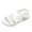 White, variant on CAICJ98 Wedge Sandals for Women Topic Open Toe Buckle Ankle Strap Espadrilles Flatform Wedge Casual Sandal,White