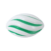 Mardi Gras Spot 7" Green and White Spiral Football (Each)