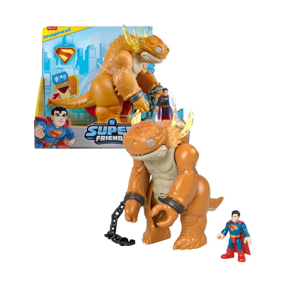 Figura de Acción Mattel Imaginext Superman y Kaiju