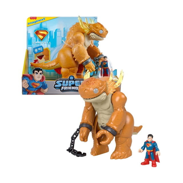 Figura de Acción Mattel Imaginext Superman y Kaiju