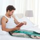 thumbnail image 5 of Balery Turquoise Beach Kayaking Pantalones de pijama para hombre, pijama ultraligero, pantalón de descanso-Small, 5 of 6