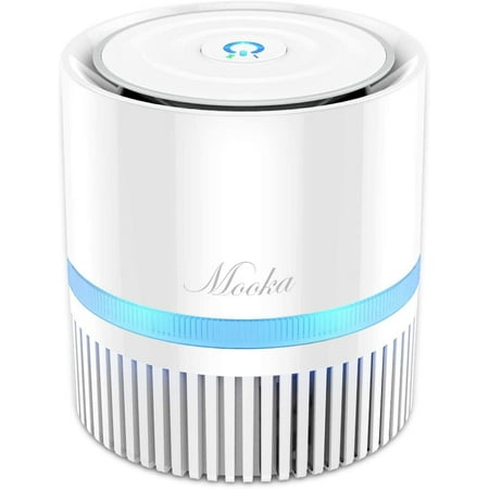 MOOKA Air Purifier Indoor Air Cleaner with 3-in-1 True HEPA Filter for Home DI05