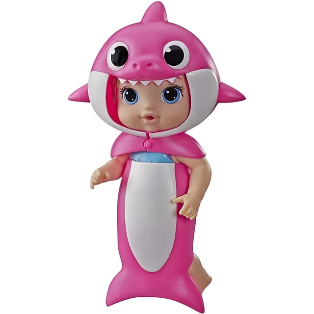 Muñeca Baby Shark Baby Alive Hit Song & Dance con Cola y Capucha Juguete Acuático Rosa Baby Alive B694933