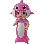 Baby Alive, Baby Shark Blonde Hair Doll, with Tail & Hood, Inspired by HitSong & Dance, Waterplay Toy for Kids Ages 3 Years Old & Up (Exclusive), Pink