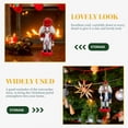 thumbnail image 4 of 4pcs Christmas Hanging Nutcracker Wooden Nutcracker Ornament Xmas Tabletop Nutcracker, 4 of 9