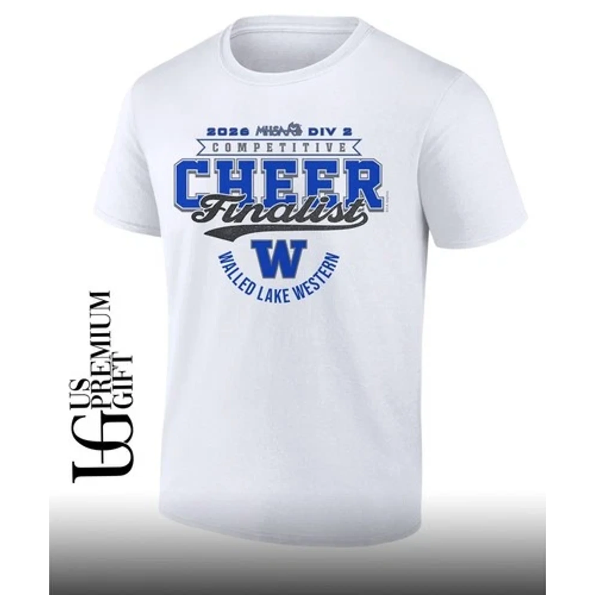Walled Lake Western Mhsaa Competitive Cheer D2 Finalist Shirt