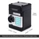 thumbnail image 2 of Hucha para niño y niña, hucha electrónica con protección de contraseña, caja de ahorro para billetes de cajero automático, caja de ahorro rodante, color negro JAMW Sencillez, 2 of 5