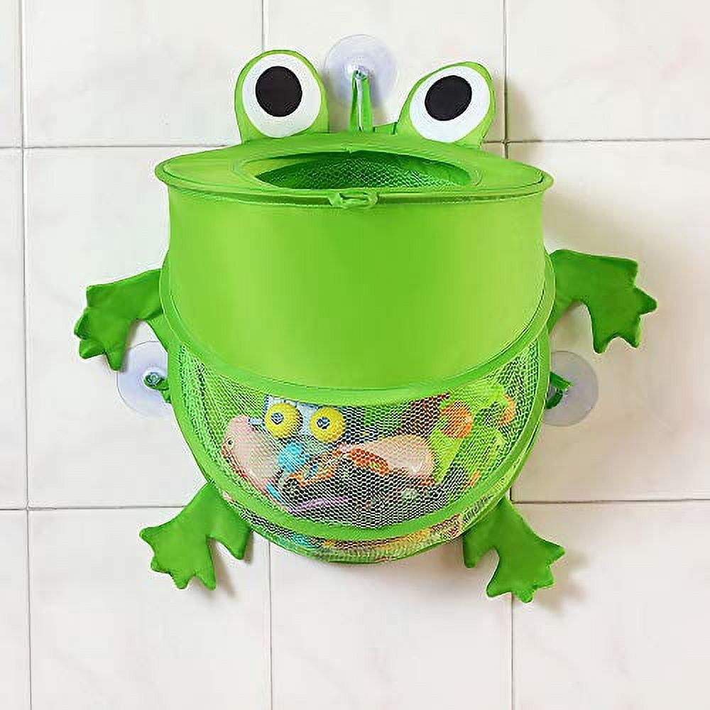 McDILS Frog Wall Mounted Bath Toy Mesh Bags