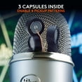 thumbnail image 4 of Restored Blue Microphone - Yeti Silver (Refurbished), 4 of 9