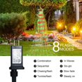thumbnail image 3 of Cadena de luces LED PUHONG 320 para exteriores, 8 modos, IP65, 3 of 8