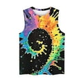 thumbnail image 4 of Summer Women Tie Dye Tank Tops Sleeveless Loose Camisole Trendy Vest Fashion Pullover Shirts Outfit, 4 of 4