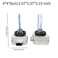 thumbnail image 3 of 2 bombillas para faros delanteros de aleación de aluminio, profesionales, IP67, resistentes al agua, 35 W, para coche 8000K, 3 of 9