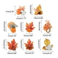 thumbnail image 3 of Hariumiu Decor Halloween Pumpkin Maple Leaf Napkin Rings, Holiday Rustic Farmhouse Nautical Napkin Rings for Fall Halloween Thanksgiving Christmas Theme Dinner Table Wedding Party Decoration, 3 of 10