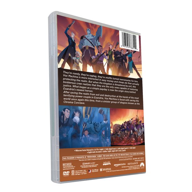 The Legend of Vox Machina Complete Series Seasons 1-2 (DVD