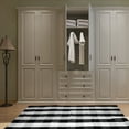 thumbnail image 2 of Unique Bargains Cotton Carpet Checkered Plaid Doormat Rugs for Indoor/Outdoor, 2 of 9