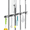 Silver, variant on Mop and Broom Holder Wall Mount,GYTF 4 Racks and 5 Hooks Broom Organizer Storage Tool Racks Stainless Steel Heavy Duty Hooks Non-slip for Home,Kitchen,Garden,Laundry,Garage(Silver)