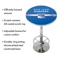 thumbnail image 5 of New York Rangers Logo Bar Table with Adjustable Footrest and Acrylic Top, 5 of 5