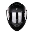thumbnail image 3 of Casco Abatible De Moto Kov Turbo Negro Mate Con Luz Led, 3 of 5