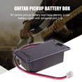 thumbnail image 2 of 9V Battery Holder Case Box Cover for Guitar Active Pickup Connector Parts, 2 of 8