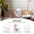 thumbnail image 3 of Tissue Box Cover, Pink Blue Donut Print Leather Tissue Box Holder - Tissue Case Facial Paper Organizer for Bathroom, Vanity Countertop, Tabletop, Car, Night Stands, 3 of 7