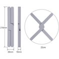 thumbnail image 3 of Juego de salvamanteles plegables de silicona de 4 salvamanteles de goma antideslizantes resistentes al calor para ollas, tazas y otros artículos de mesa Ormromra YQ-2071, 3 of 6