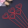 thumbnail image 2 of WASHWEPE 10Ud Clips De Metal Rosa Para Fotos Y Notas Con Corazón Para Oficina, 2 of 8