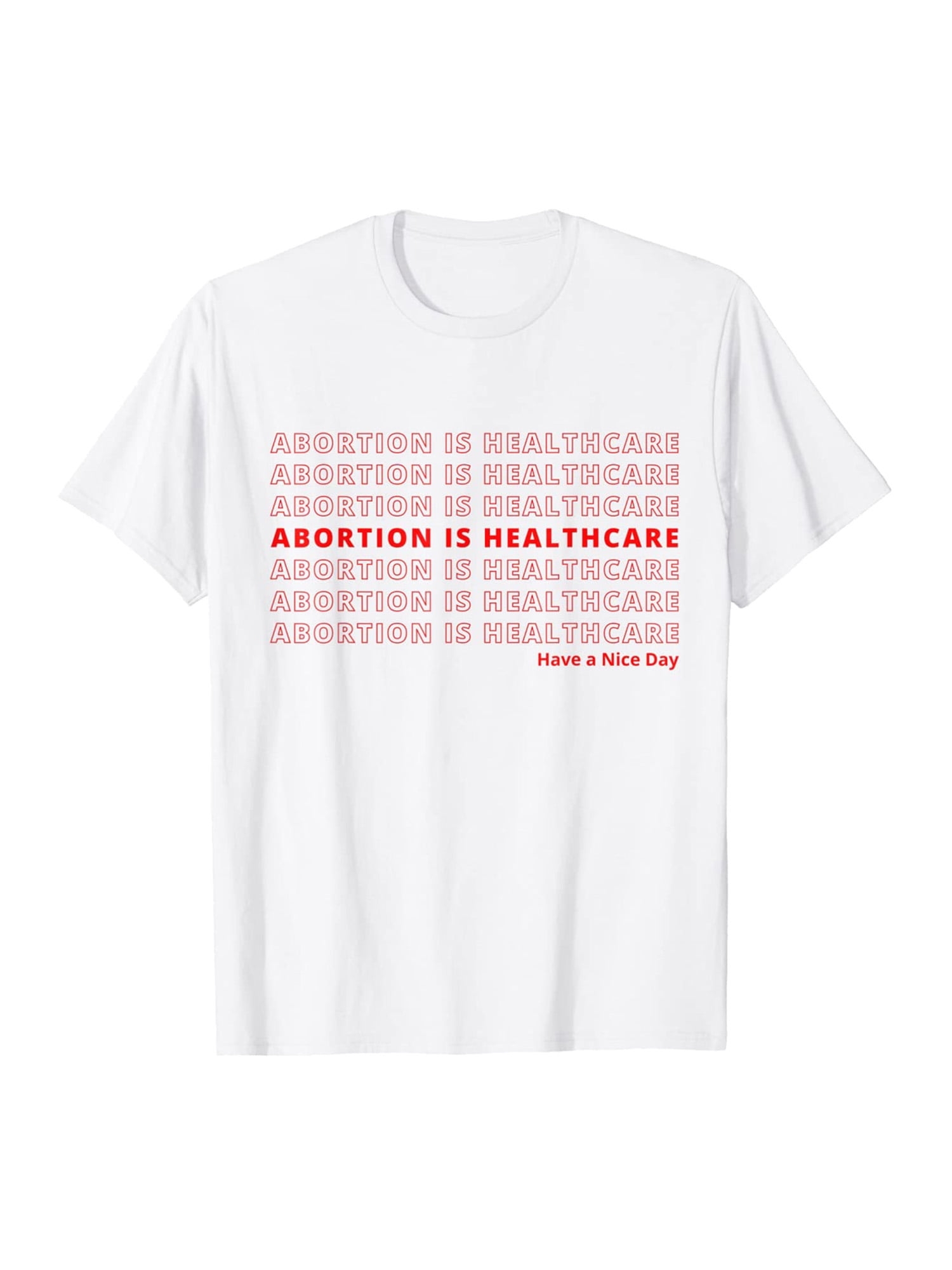 Bleached feminist uterus shirt