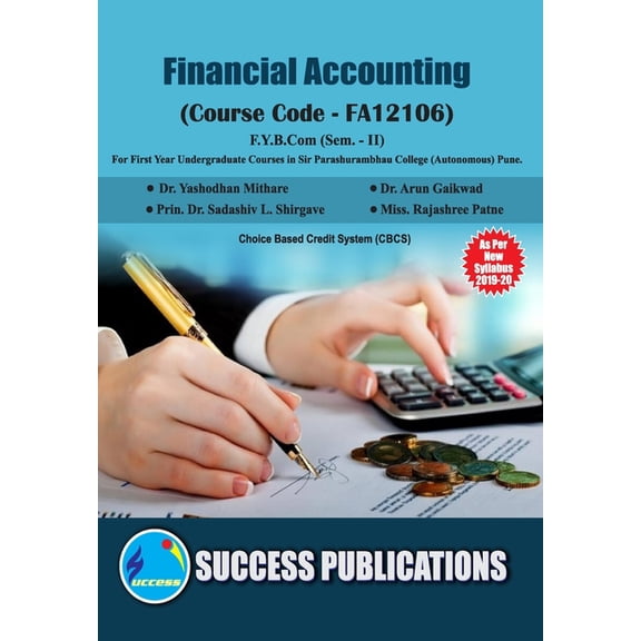 Financial Accounting(F.Y.B.Com, S.P. College, Sem.-II), (Paperback)
